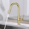 Kibi Fusion Single Handle Pull Down Kitchen & Bar Sink Faucet - Brushed Gold KKF2017BG - alternate 4